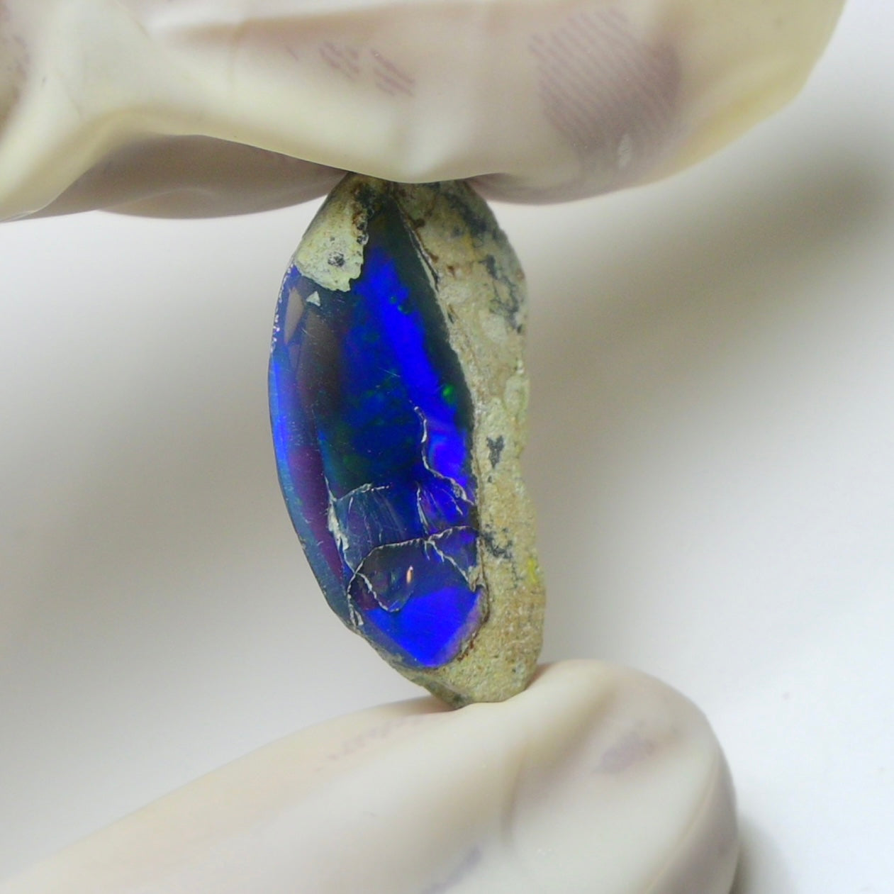 Blue Opal Rough 6.10  Carats | Natural Ethiopian Opal Rough - Ready for Cutting & Jewelry | AAA Grade Opal Raw