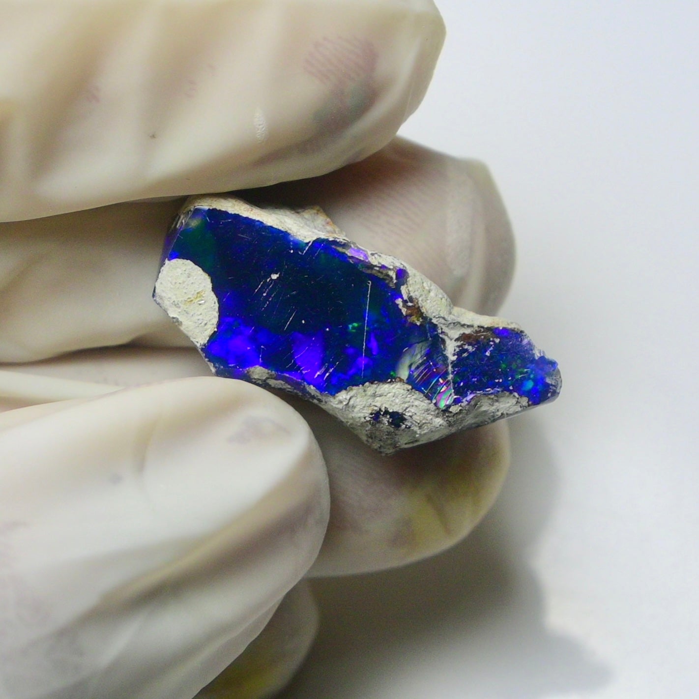 Blue Opal Rough 8.60 Carats | Natural Ethiopian Opal Rough - Ready for Cutting & Jewelry | AAA Grade Opal Raw