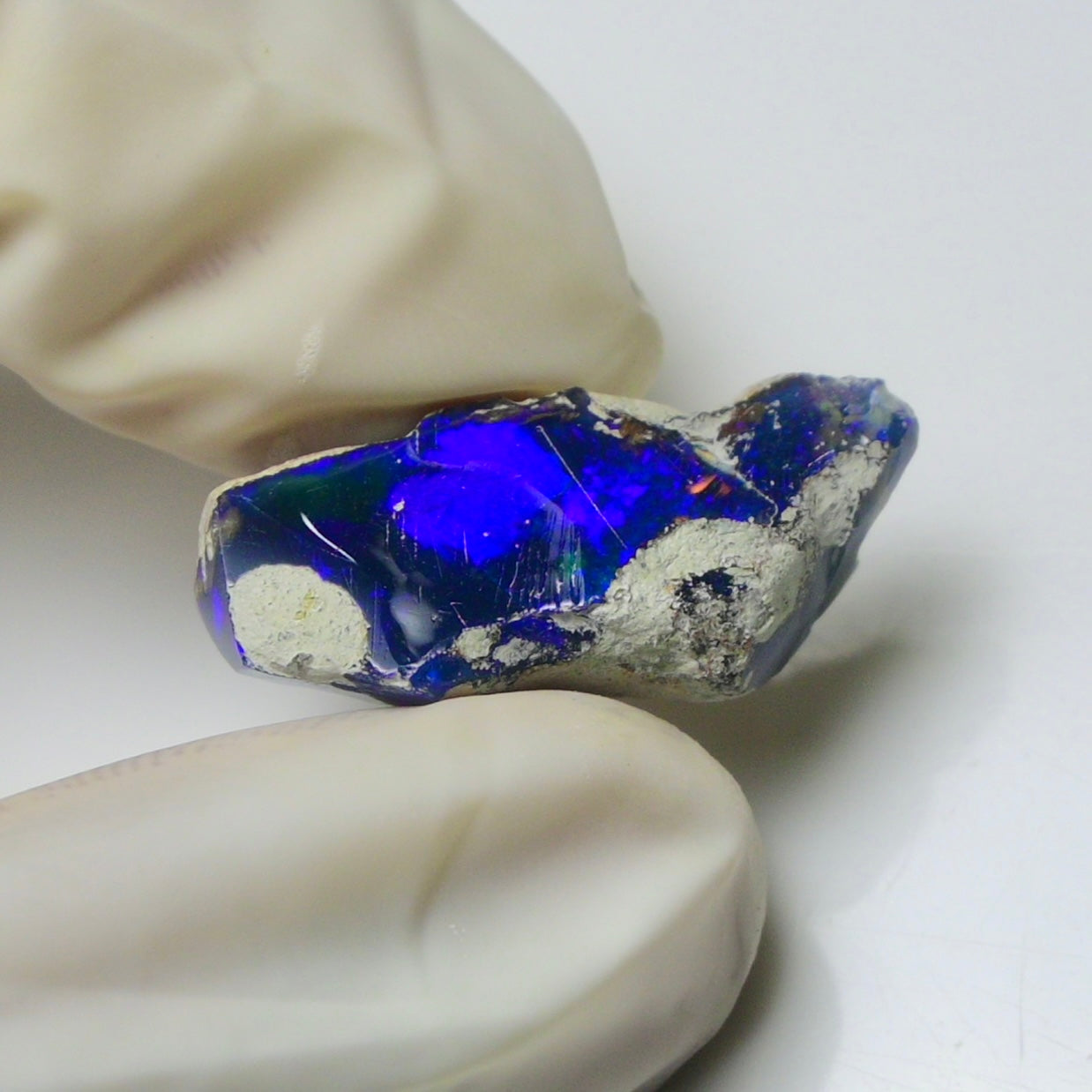 Blue Opal Rough 8.60 Carats | Natural Ethiopian Opal Rough - Ready for Cutting & Jewelry | AAA Grade Opal Raw
