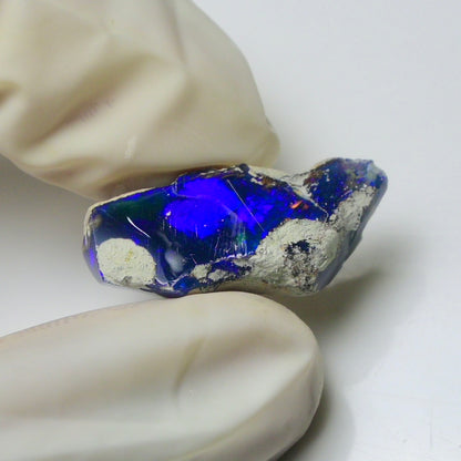 Blue Opal Rough 8.60 Carats | Natural Ethiopian Opal Rough - Ready for Cutting & Jewelry | AAA Grade Opal Raw