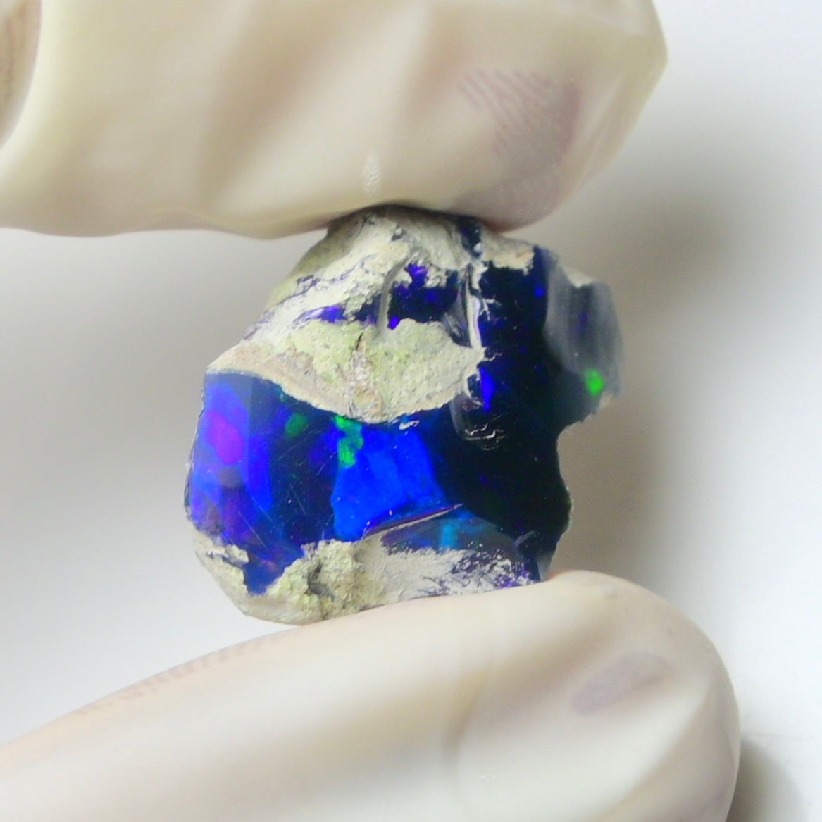 Blue Opal Rough 11.40  Carats | Natural Ethiopian Opal Rough - Ready for Cutting & Jewelry | AAA Grade Opal Raw