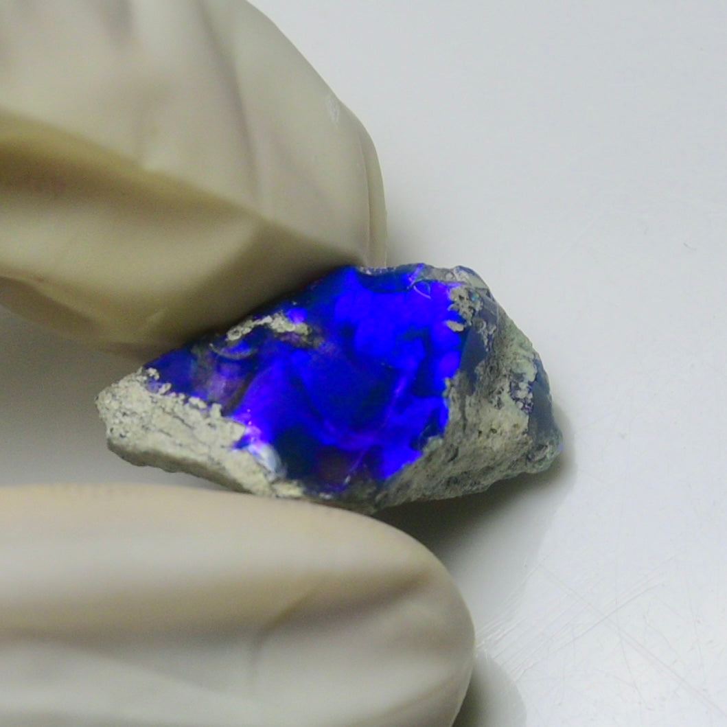 Blue Opal Rough 7.05 Carats | Natural Ethiopian Opal Rough - Ready for Cutting & Jewelry | AAA Grade Opal Raw