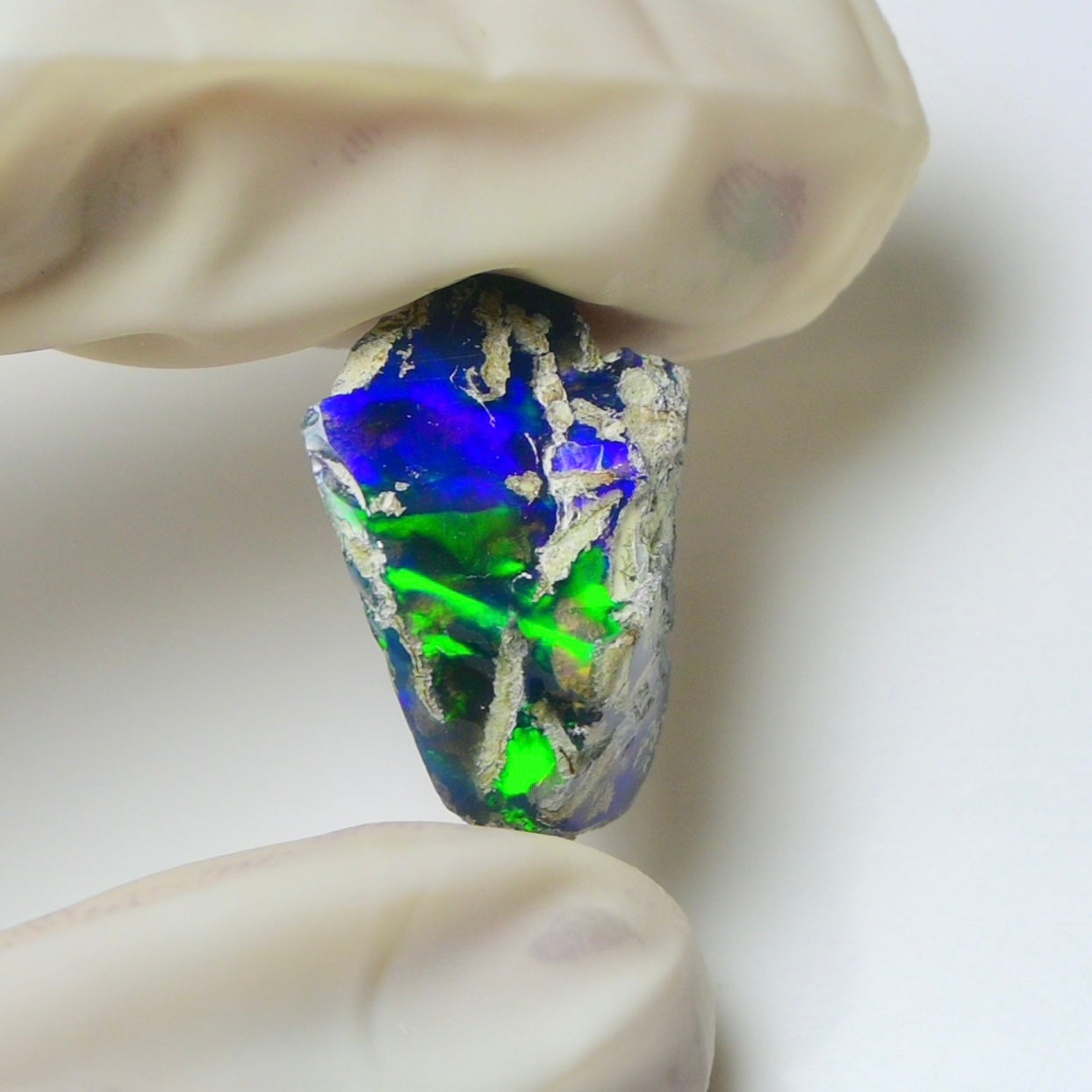 Blue Opal Rough 8.70 Carats | Natural Ethiopian Opal Rough - Ready for Cutting & Jewelry | AAA Grade Opal Raw