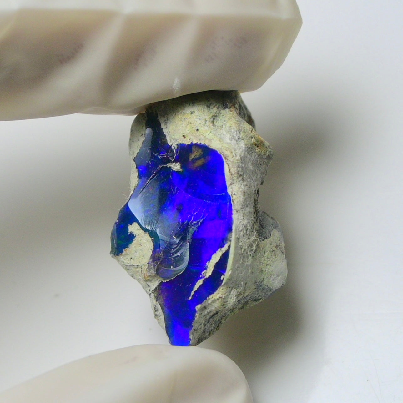 Blue Opal Rough 17.35  Carats | Natural Ethiopian Opal Rough - Ready for Cutting & Jewelry | AAA Grade Opal Raw