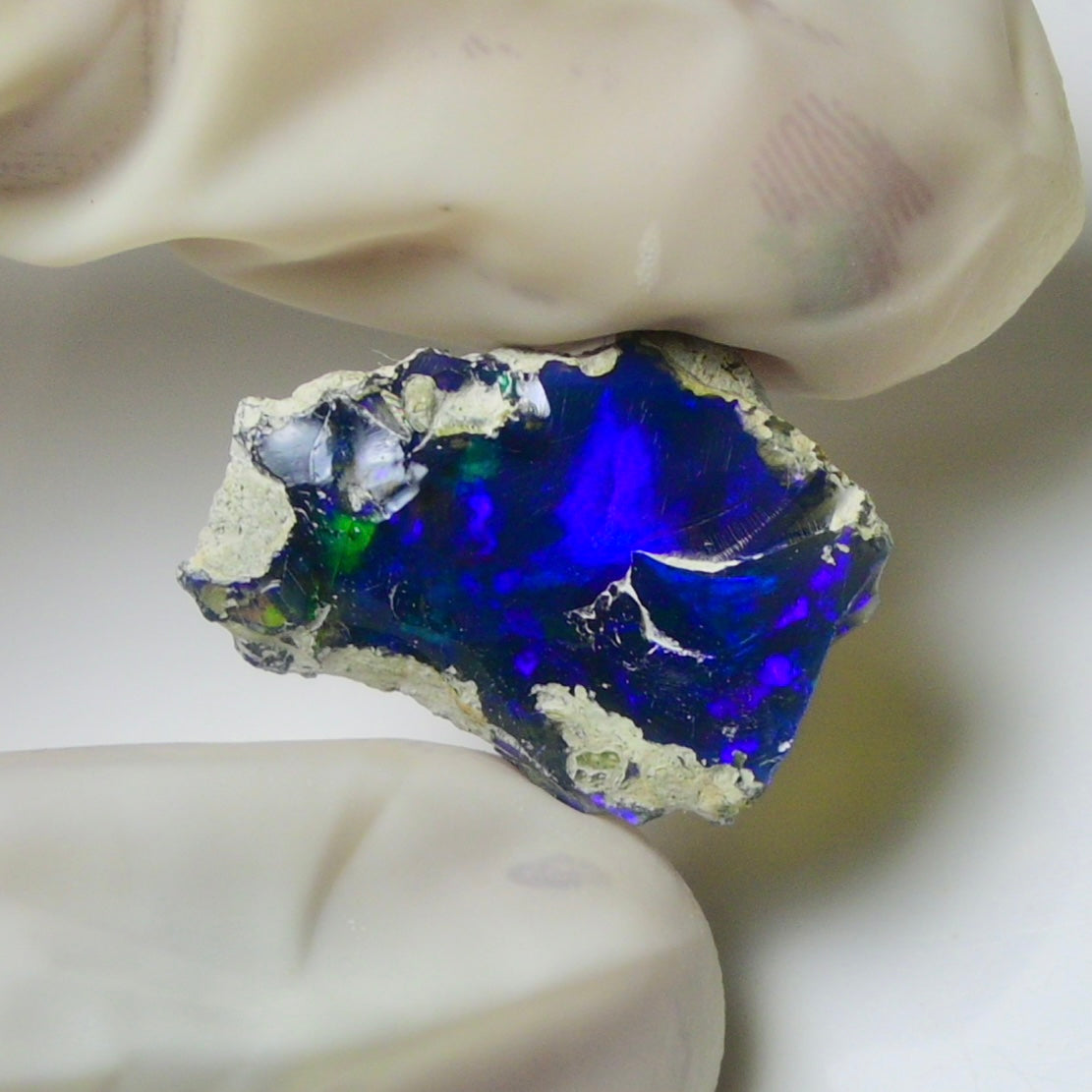 Blue Opal Rough 6.05 Carats | Natural Ethiopian Opal Rough - Ready for Cutting & Jewelry | AAA Grade Opal Raw