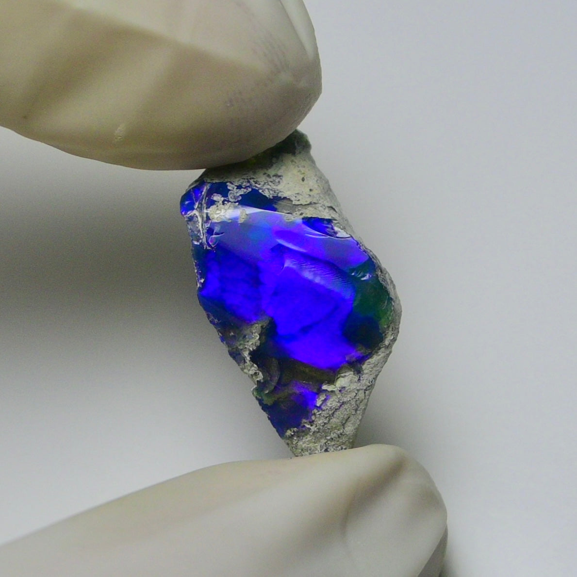 Blue Opal Rough 7.05 Carats | Natural Ethiopian Opal Rough - Ready for Cutting & Jewelry | AAA Grade Opal Raw