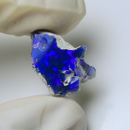 Blue Opal Rough 5.25 Carats | Natural Ethiopian Opal Rough - Ready for Cutting & Jewelry | AAA Grade Opal Raw