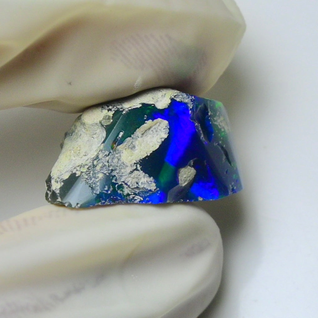 Blue Opal Rough 7.80 Carats | Natural Ethiopian Opal Rough - Ready for Cutting & Jewelry | AAA Grade Opal Raw
