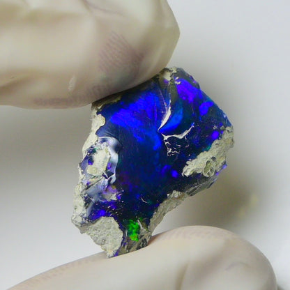 Blue Opal Rough 6.05 Carats | Natural Ethiopian Opal Rough - Ready for Cutting & Jewelry | AAA Grade Opal Raw