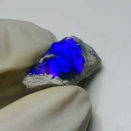 Blue Opal Rough 7.05 Carats | Natural Ethiopian Opal Rough - Ready for Cutting & Jewelry | AAA Grade Opal Raw