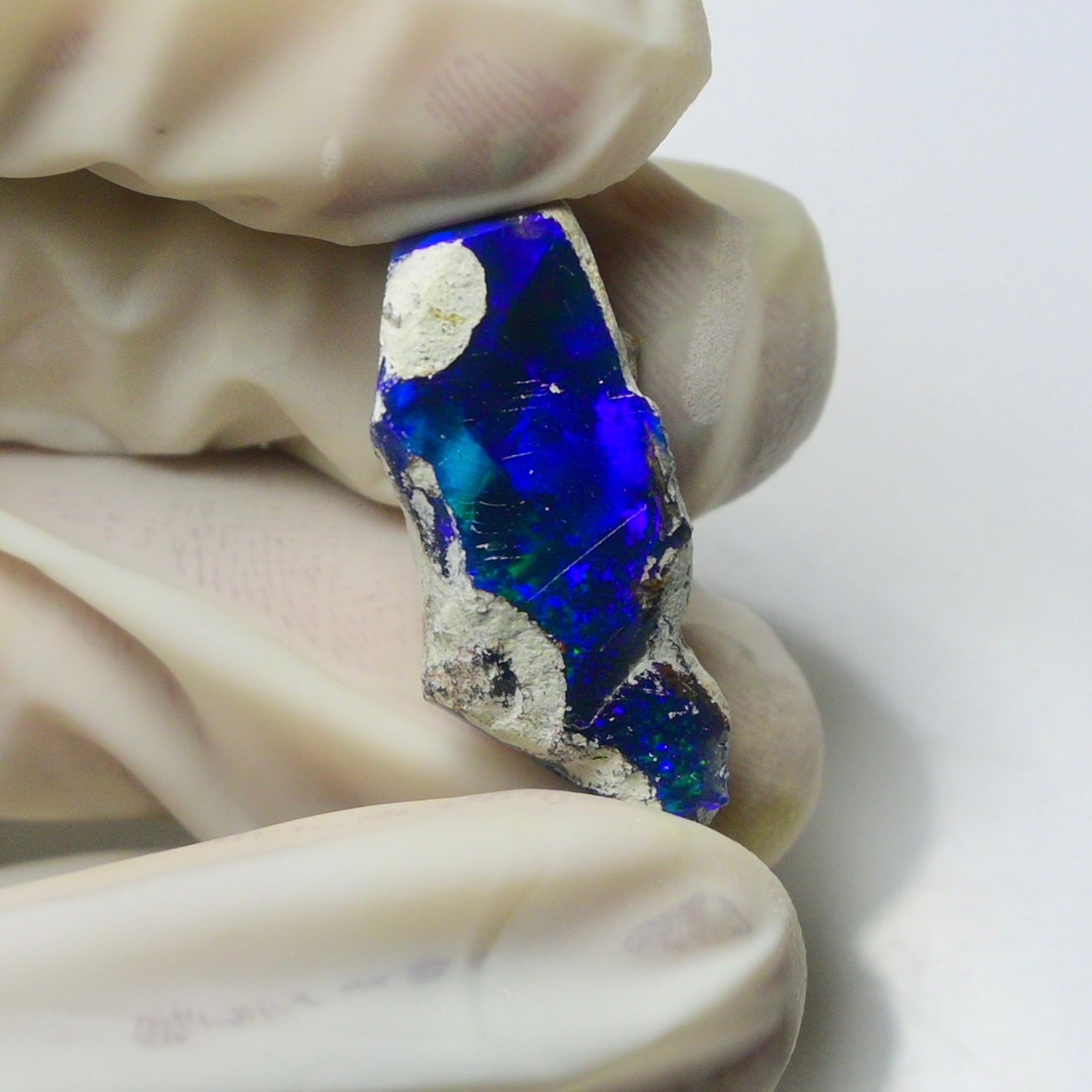 Blue Opal Rough 8.60 Carats | Natural Ethiopian Opal Rough - Ready for Cutting & Jewelry | AAA Grade Opal Raw