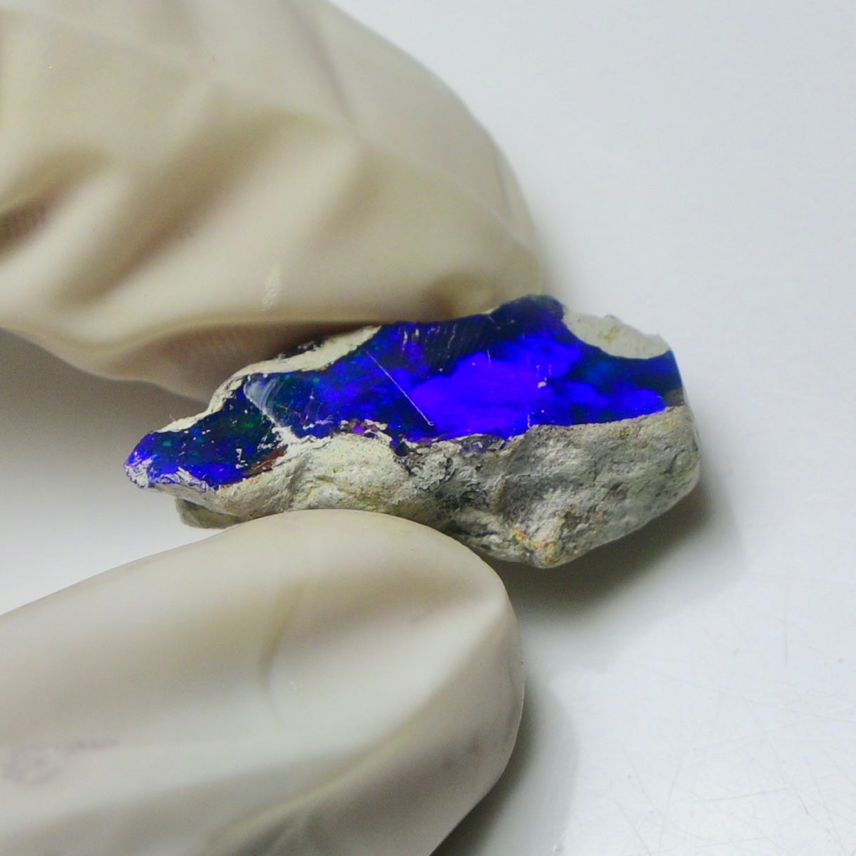 Blue Opal Rough 8.60 Carats | Natural Ethiopian Opal Rough - Ready for Cutting & Jewelry | AAA Grade Opal Raw