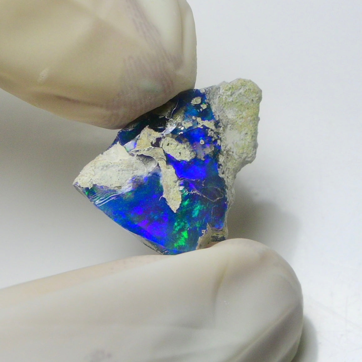 Blue Opal Rough 6.45 Carats | Natural Ethiopian Opal Rough - Ready for Cutting & Jewelry | AAA Grade Opal Raw