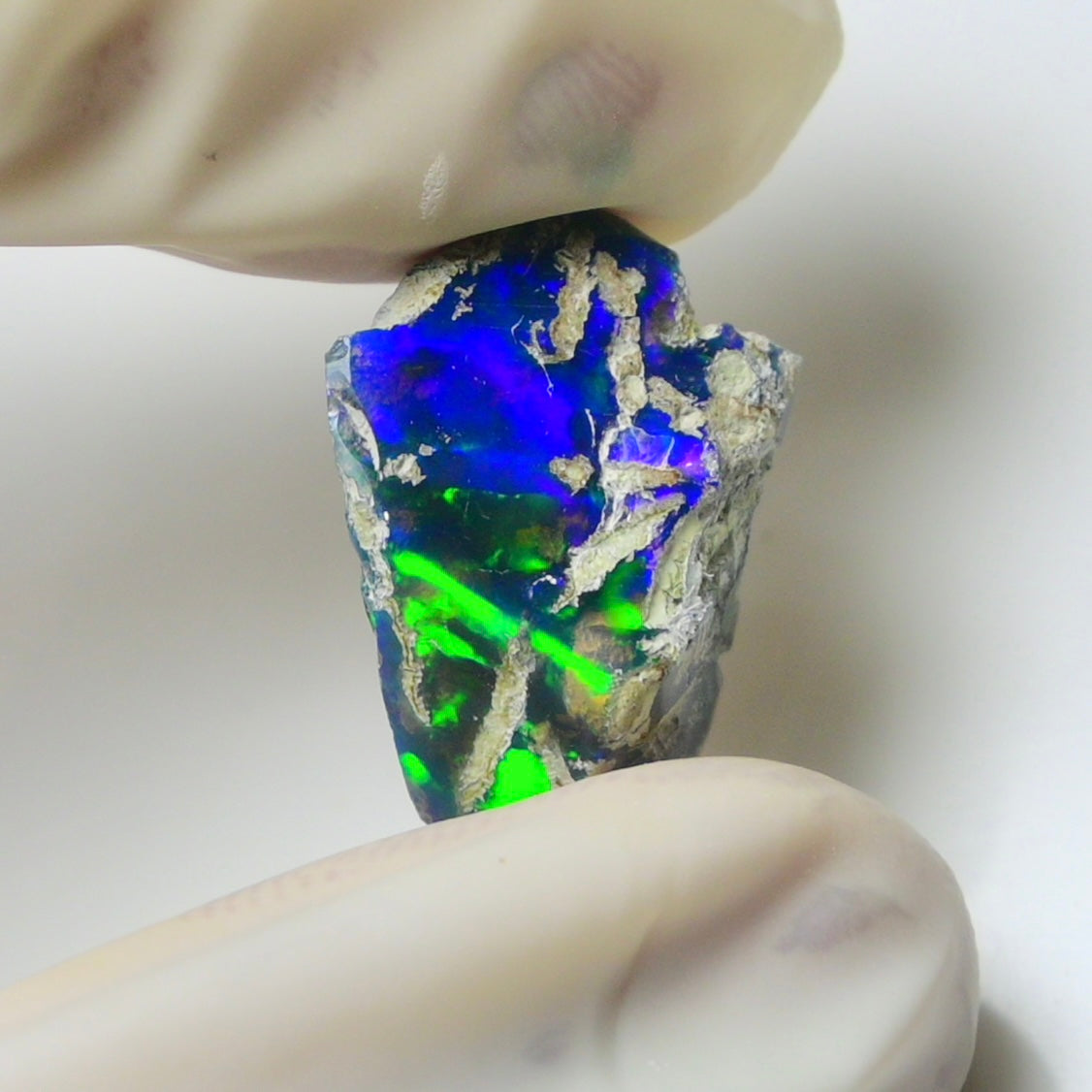 Blue Opal Rough 8.70 Carats | Natural Ethiopian Opal Rough - Ready for Cutting & Jewelry | AAA Grade Opal Raw