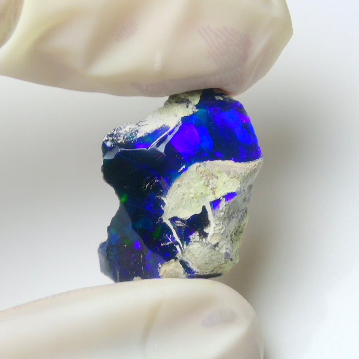 Blue Opal Rough 11.40  Carats | Natural Ethiopian Opal Rough - Ready for Cutting & Jewelry | AAA Grade Opal Raw