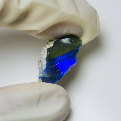 Blue Opal Rough 7.80 Carats | Natural Ethiopian Opal Rough - Ready for Cutting & Jewelry | AAA Grade Opal Raw