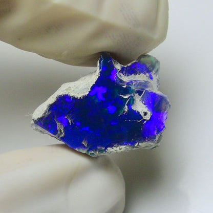 Blue Opal Rough 5.25 Carats | Natural Ethiopian Opal Rough - Ready for Cutting & Jewelry | AAA Grade Opal Raw