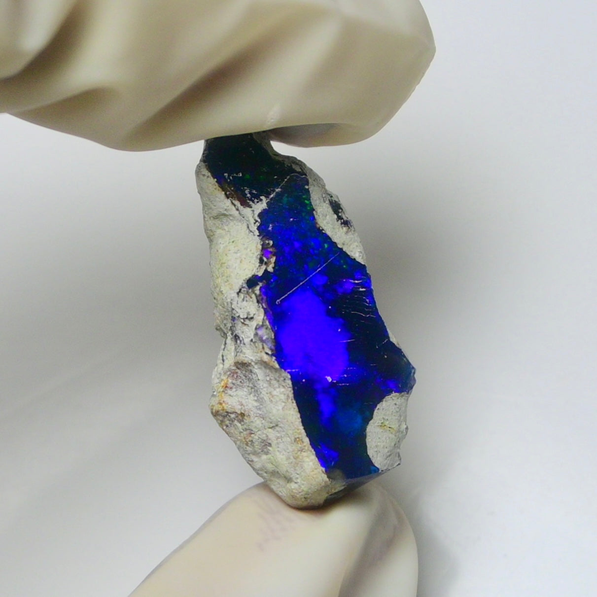 Blue Opal Rough 8.60 Carats | Natural Ethiopian Opal Rough - Ready for Cutting & Jewelry | AAA Grade Opal Raw