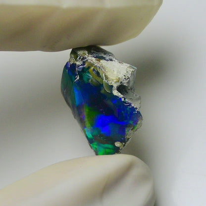 Blue Opal Rough 6.35 Carats | Natural Ethiopian Opal Rough - Ready for Cutting & Jewelry | AAA Grade Opal Raw