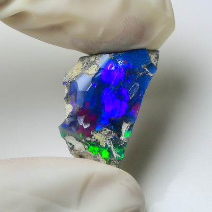 Blue Opal Rough 10.60  Carats | Natural Ethiopian Opal Rough - Ready for Cutting & Jewelry | AAA Grade Opal Raw