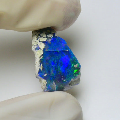 Blue Opal Rough 6.45 Carats | Natural Ethiopian Opal Rough - Ready for Cutting & Jewelry | AAA Grade Opal Raw