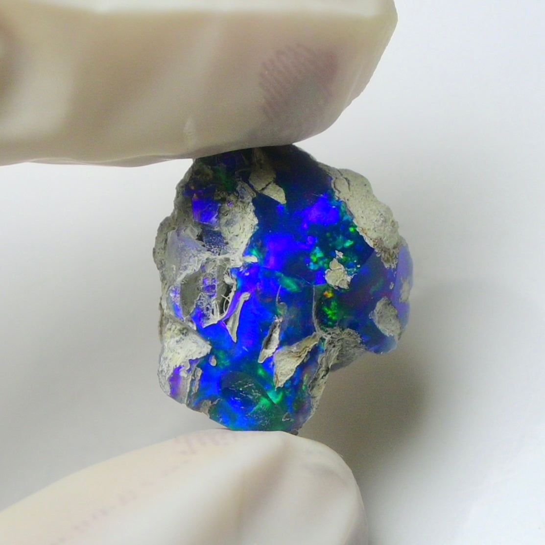 Blue Opal Rough 9.70  Carats | Natural Ethiopian Opal Rough - Ready for Cutting & Jewelry | AAA Grade Opal Raw