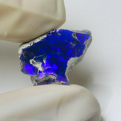 Blue Opal Rough 5.25 Carats | Natural Ethiopian Opal Rough - Ready for Cutting & Jewelry | AAA Grade Opal Raw