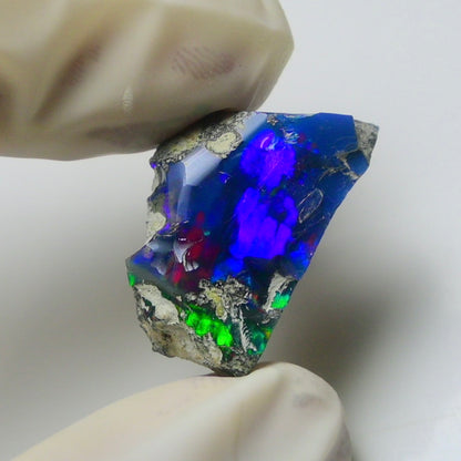 Blue Opal Rough 10.60  Carats | Natural Ethiopian Opal Rough - Ready for Cutting & Jewelry | AAA Grade Opal Raw