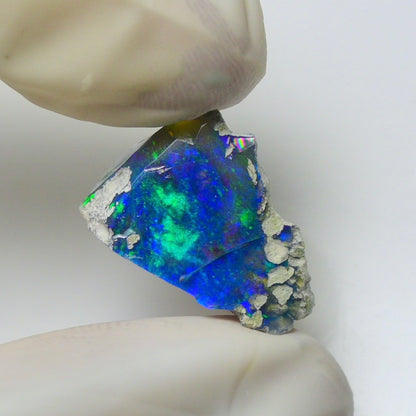 Blue Opal Rough 6.45 Carats | Natural Ethiopian Opal Rough - Ready for Cutting & Jewelry | AAA Grade Opal Raw