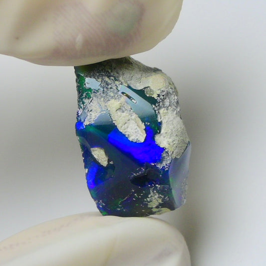 Blue Opal Rough 7.80 Carats | Natural Ethiopian Opal Rough - Ready for Cutting & Jewelry | AAA Grade Opal Raw
