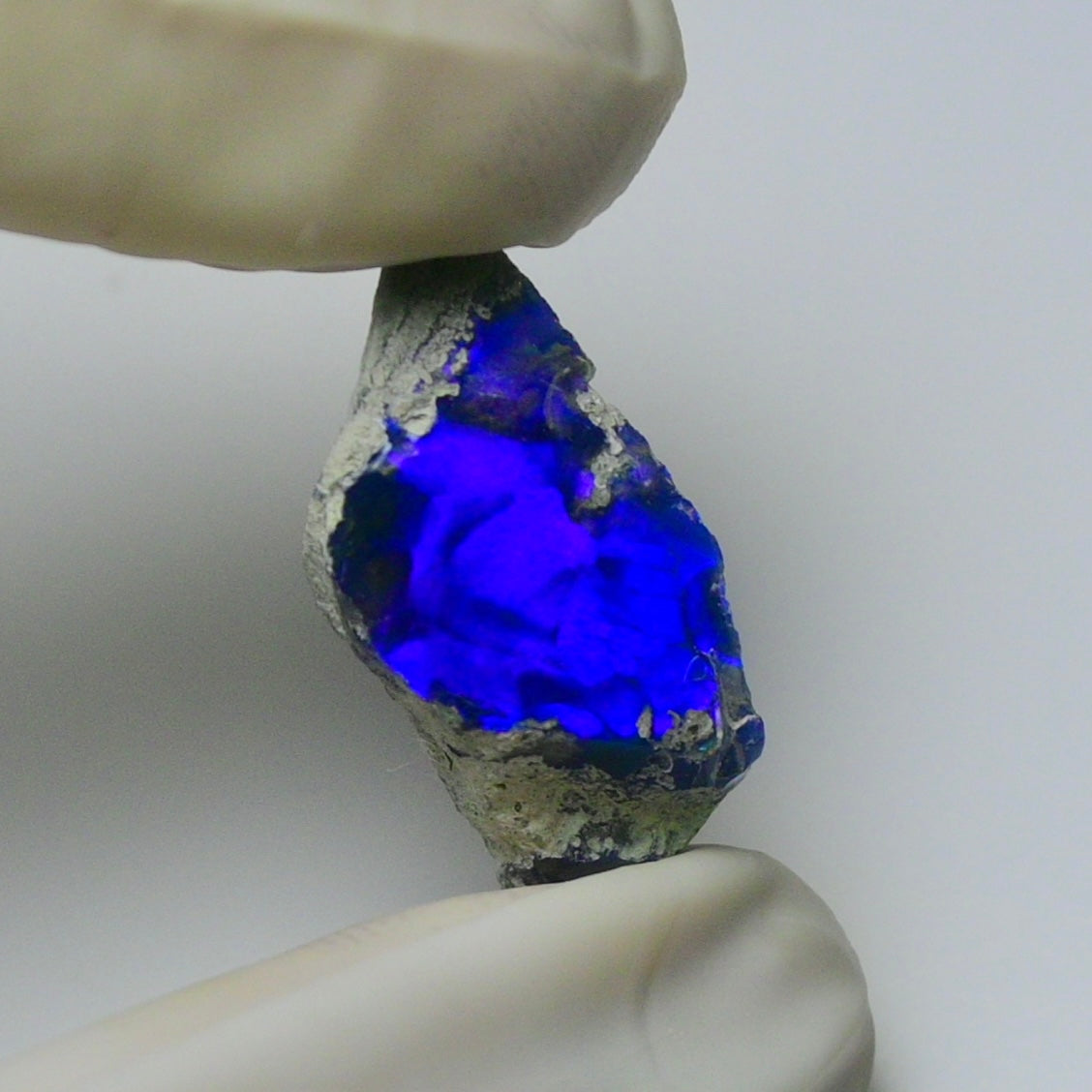 Blue Opal Rough 7.05 Carats | Natural Ethiopian Opal Rough - Ready for Cutting & Jewelry | AAA Grade Opal Raw