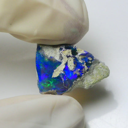 Blue Opal Rough 6.45 Carats | Natural Ethiopian Opal Rough - Ready for Cutting & Jewelry | AAA Grade Opal Raw
