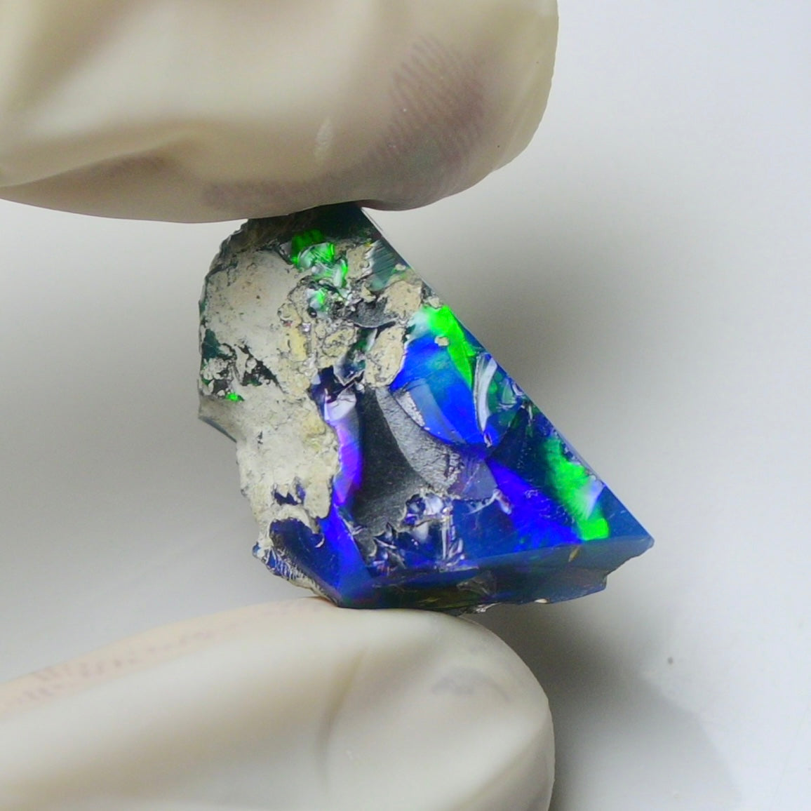 Blue Opal Rough 10.60  Carats | Natural Ethiopian Opal Rough - Ready for Cutting & Jewelry | AAA Grade Opal Raw