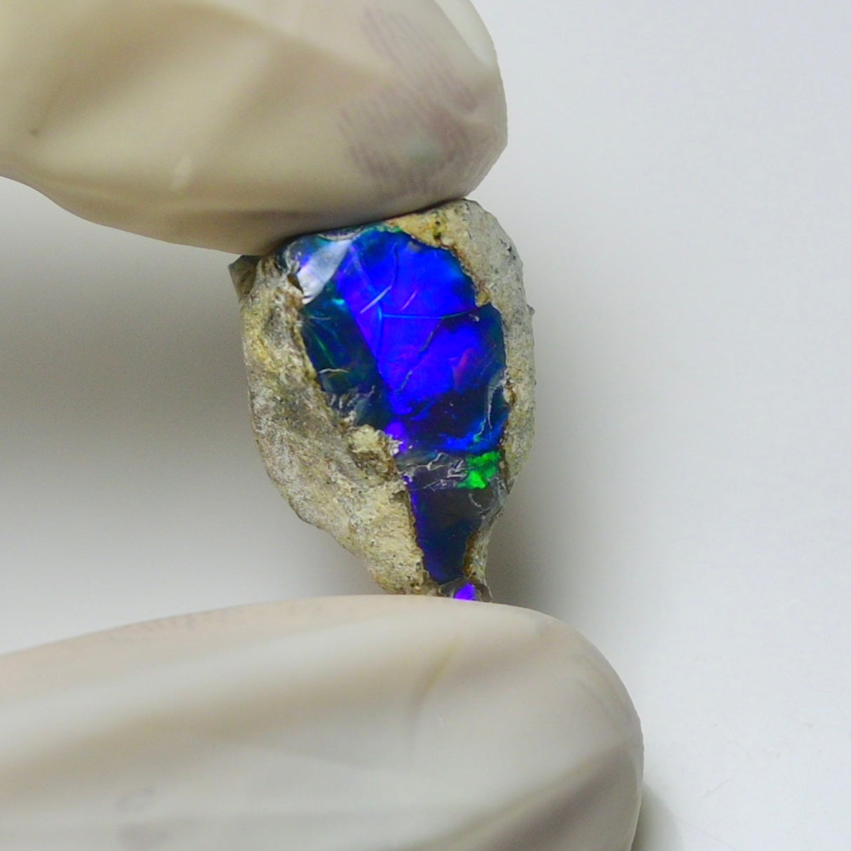 Blue Opal Rough 7.55 Carats | Natural Ethiopian Opal Rough - Ready for Cutting & Jewelry | AAA Grade Opal Raw