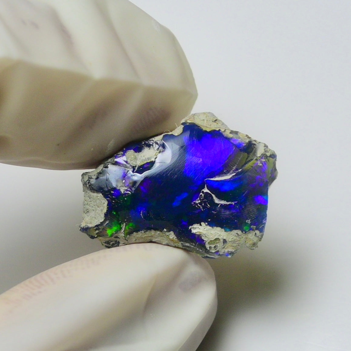 Blue Opal Rough 6.05 Carats | Natural Ethiopian Opal Rough - Ready for Cutting & Jewelry | AAA Grade Opal Raw