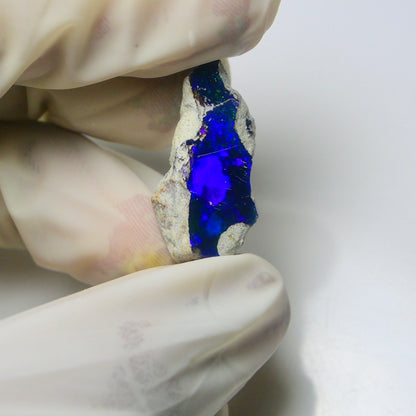 Blue Opal Rough 8.60 Carats | Natural Ethiopian Opal Rough - Ready for Cutting & Jewelry | AAA Grade Opal Raw