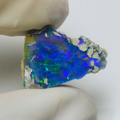 Blue Opal Rough 6.45 Carats | Natural Ethiopian Opal Rough - Ready for Cutting & Jewelry | AAA Grade Opal Raw