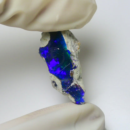 Blue Opal Rough 8.60 Carats | Natural Ethiopian Opal Rough - Ready for Cutting & Jewelry | AAA Grade Opal Raw