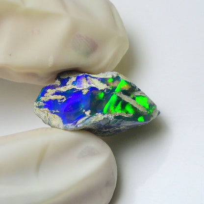 Blue Opal Rough 8.70 Carats | Natural Ethiopian Opal Rough - Ready for Cutting & Jewelry | AAA Grade Opal Raw