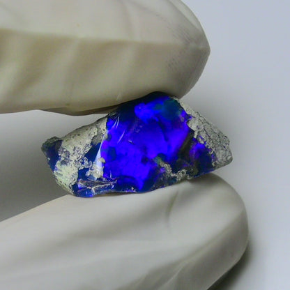 Blue Opal Rough 7.05 Carats | Natural Ethiopian Opal Rough - Ready for Cutting & Jewelry | AAA Grade Opal Raw