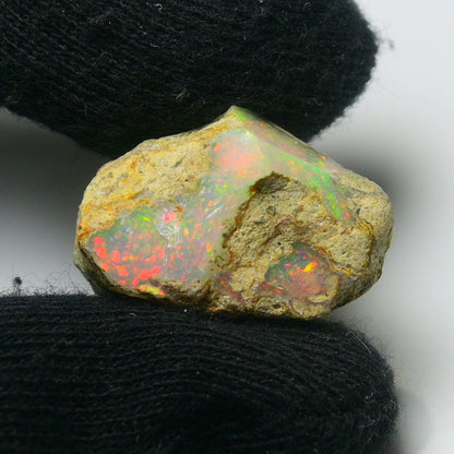 White Opal 19.35 Carats | Natural White Ethiopian Opal Rough - Ready for Cutting & Jewelry!