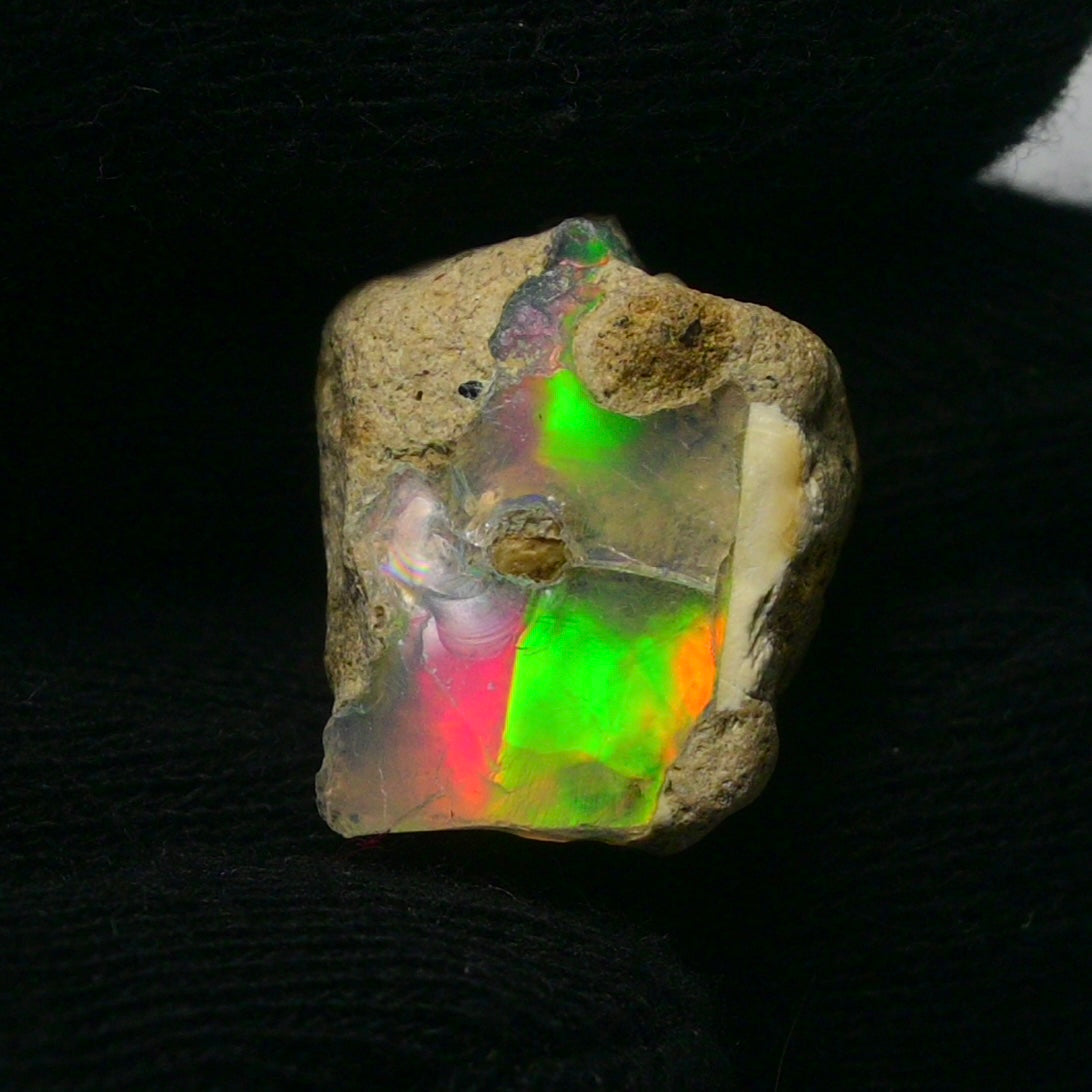 White Opal 14.45 Carats | Natural White Ethiopian Opal Rough - Ready for Cutting & Jewelry!