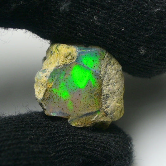 White Opal 18.90 Carats | Natural White Ethiopian Opal Rough - Ready for Cutting & Jewelry!