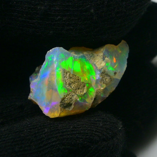 White Opal 18.95 Carats | Natural White Ethiopian Opal Rough - Ready for Cutting & Jewelry!
