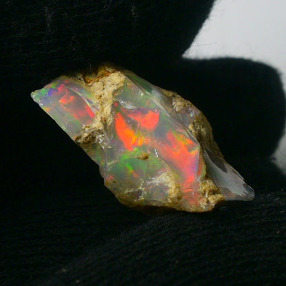 White Opal 12.35 Carats | Natural White Ethiopian Opal Rough - Ready for Cutting & Jewelry!