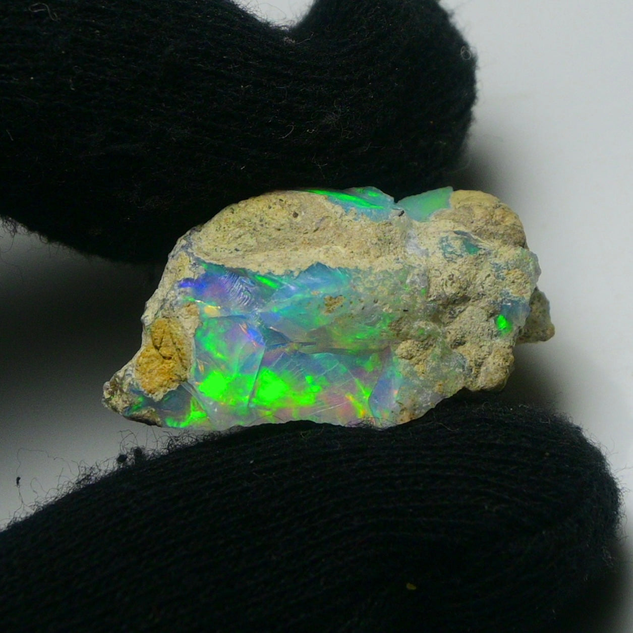 White Opal 18.90 Carats | Natural White Ethiopian Opal Rough - Ready for Cutting & Jewelry!