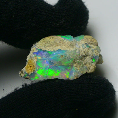 White Opal 18.90 Carats | Natural White Ethiopian Opal Rough - Ready for Cutting & Jewelry!