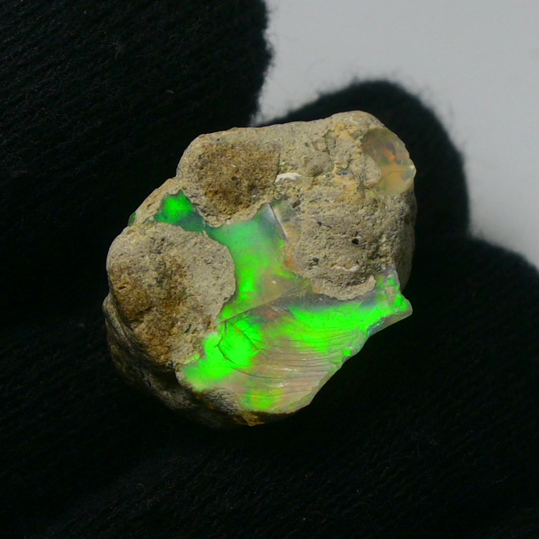 White Opal 15.70 Carats | Natural White Ethiopian Opal Rough - Ready for Cutting & Jewelry!