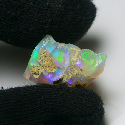 White Opal 18.95 Carats | Natural White Ethiopian Opal Rough - Ready for Cutting & Jewelry!