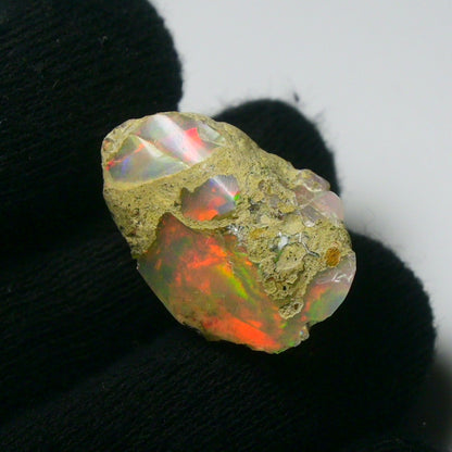 White Opal 18.40 Carats | Natural White Ethiopian Opal Rough - Ready for Cutting & Jewelry!